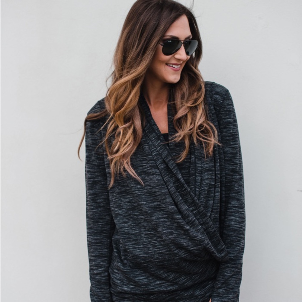 Women Wrap Cardigan Athleisure wear/ Size Small